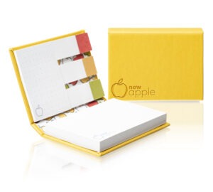 Combi post-it personnalisé avec marque-pages et couverture