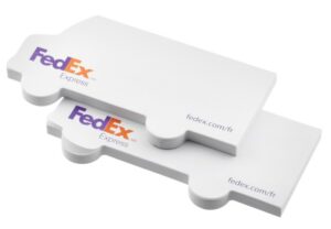 Bloc de post-it personnalisé découpé en forme de camion