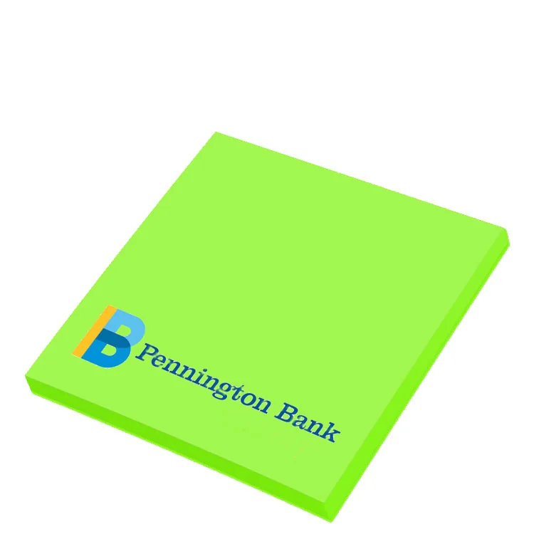 Post-it fluo vert personnalisé campagne