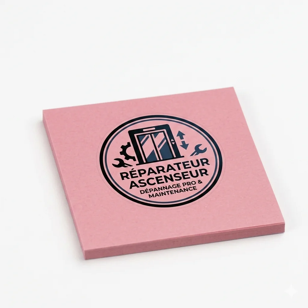 Post-it pastel rose poudré personnalisé