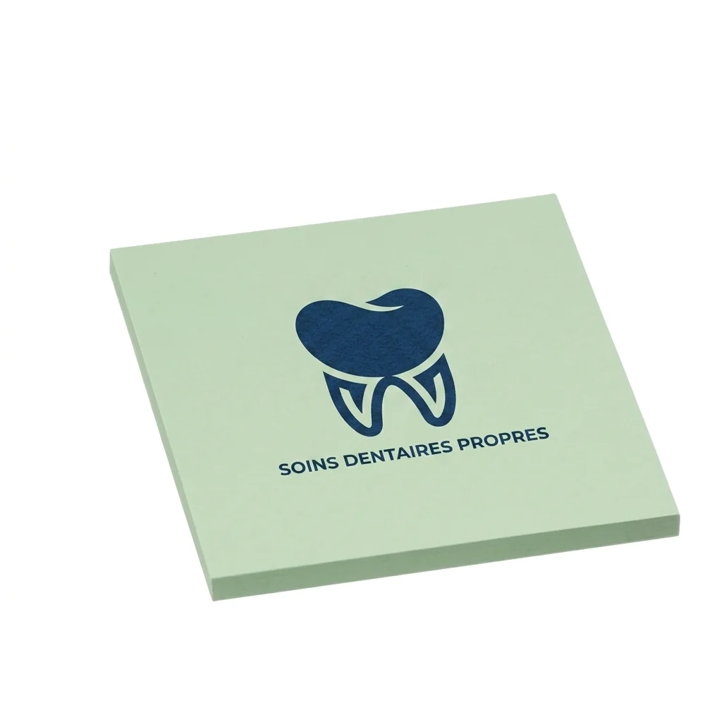 Post-it pastel vert d'eau personnalisé