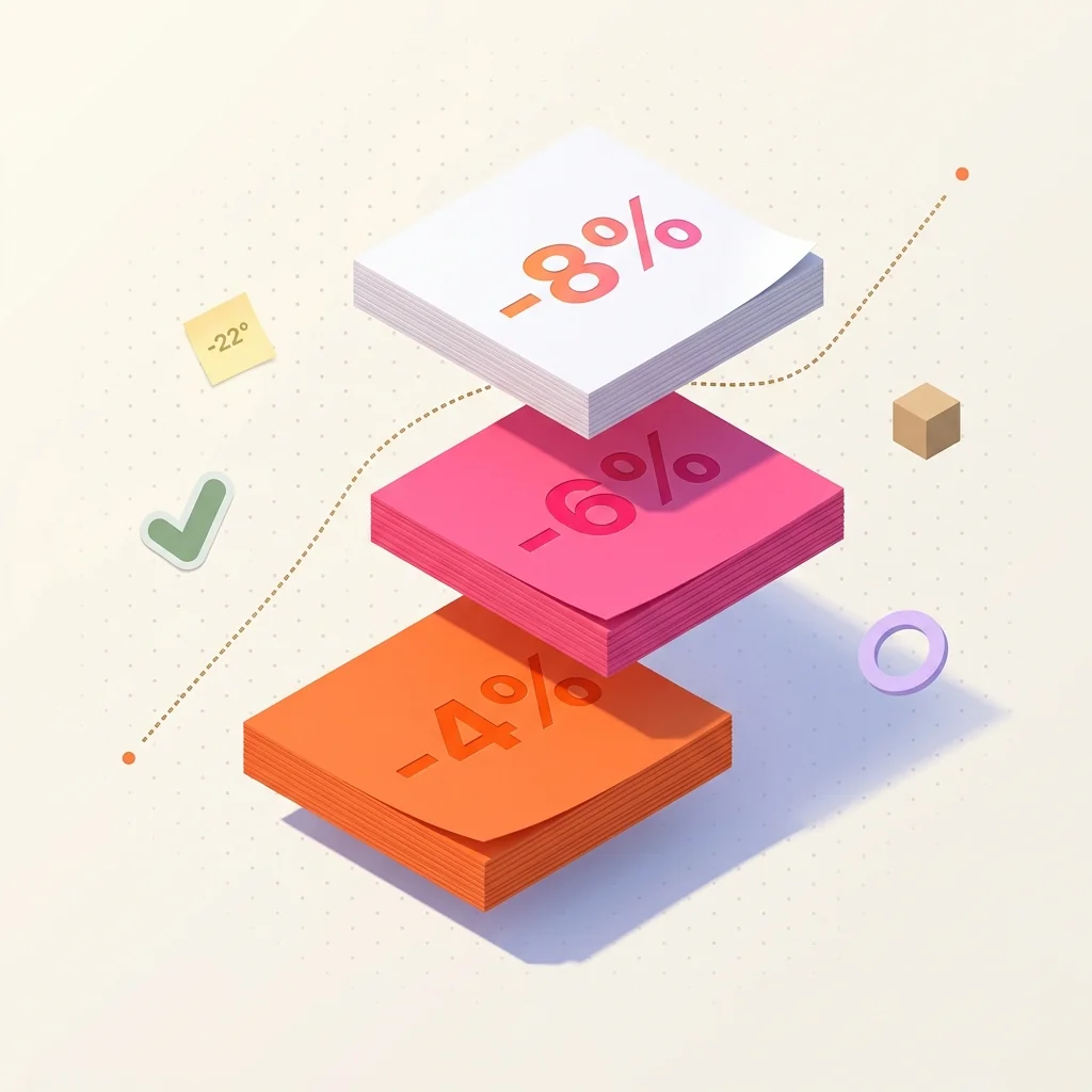 Programme revendeurs F2B : remise paliers -4%, -6% et -8% sur le post-it personnalisé